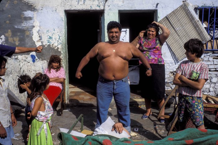 Sevilla - Habitantes de la barriada de El Vacie